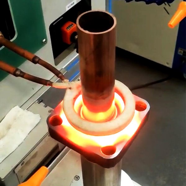 Induction Brazing of Flanges